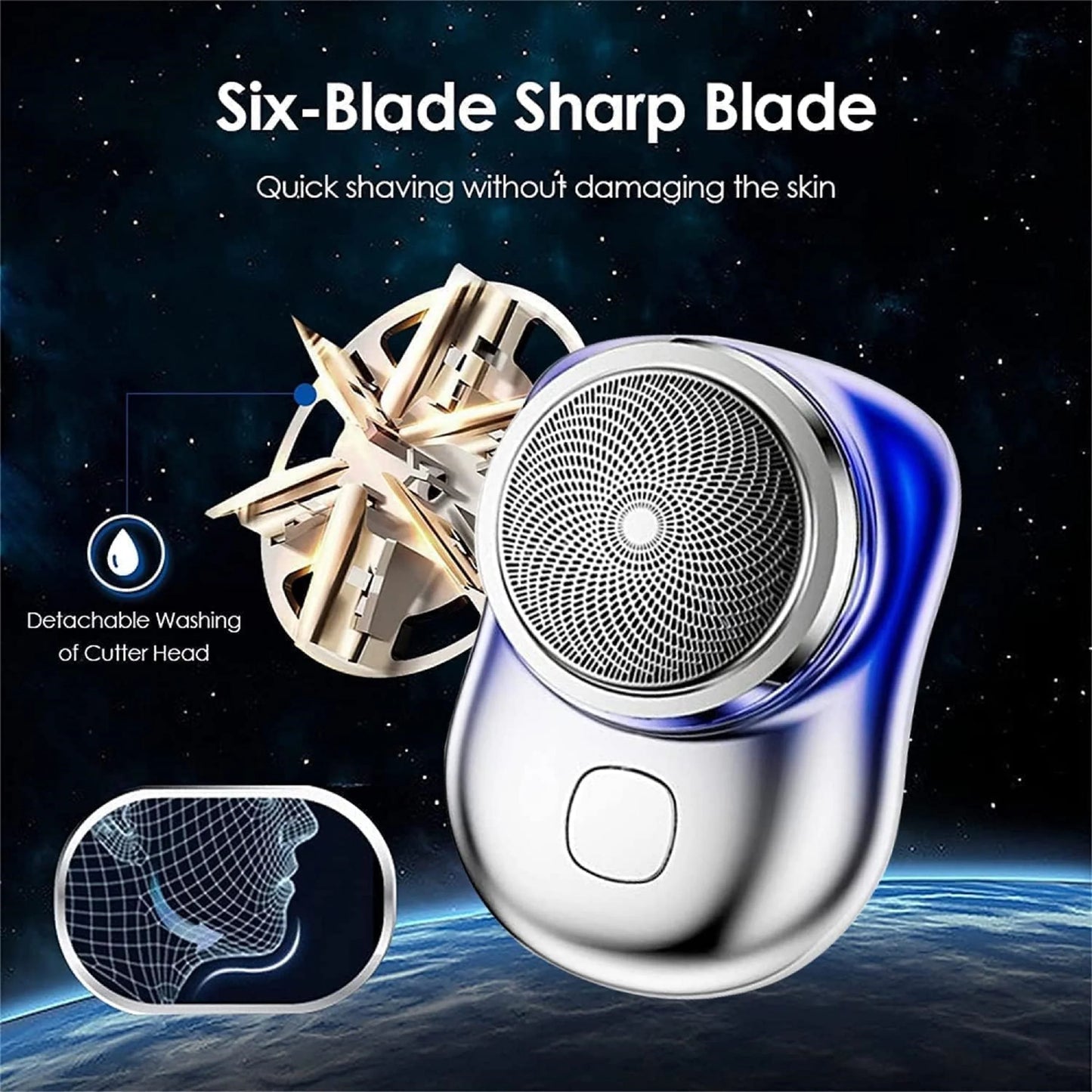 TrimMate™ Mini Electric Shaver